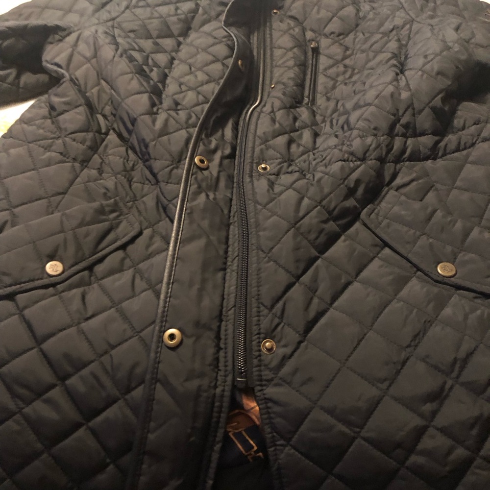 Lauren Ralph Lauren Quilted Black Jacket - Picture 4 of 16